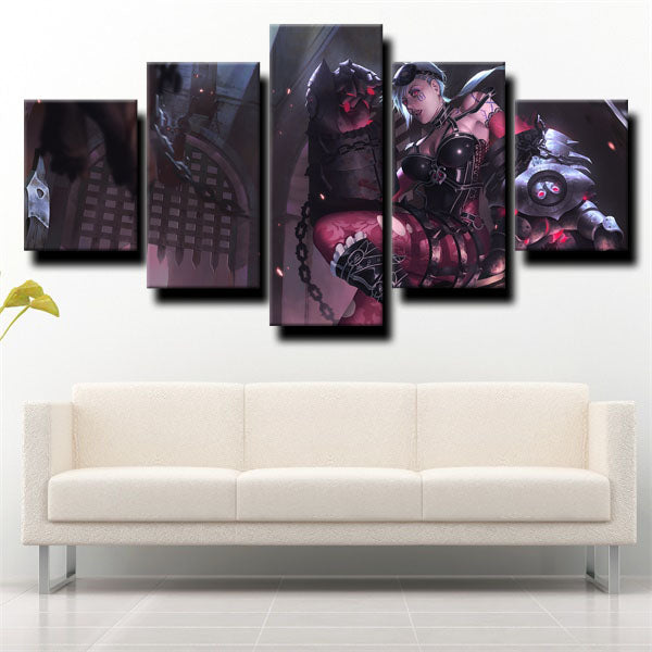 League Of Legends Shooter Assassin Vi Canvas Wall Art
