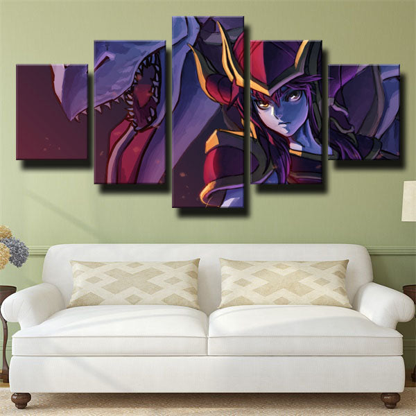 League Of Legends Shyvana Tanks Soldiers Canvas Wall Art