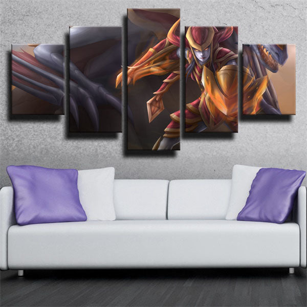 League Of Legends Shyvana Tanks Soldiers Canvas Wall Art