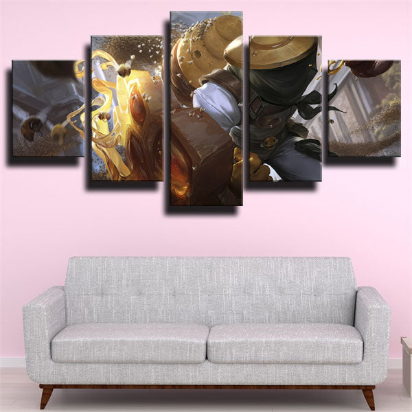 League Of Legends Singed Tanks Soldiers Canvas Wall Art