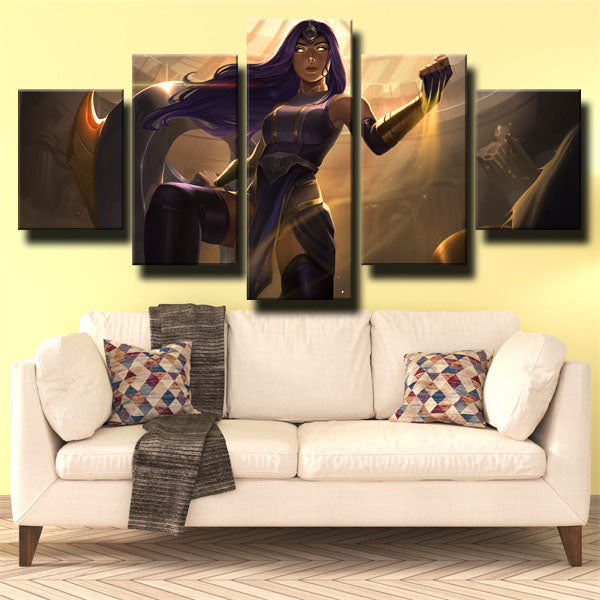 League Of Legends Sivir Auxiliary Canvas Wall Art
