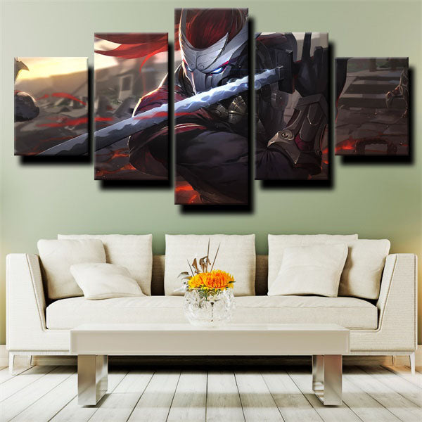 League Of Legends Soldiers Assassins Yasuo Canvas Wall Art