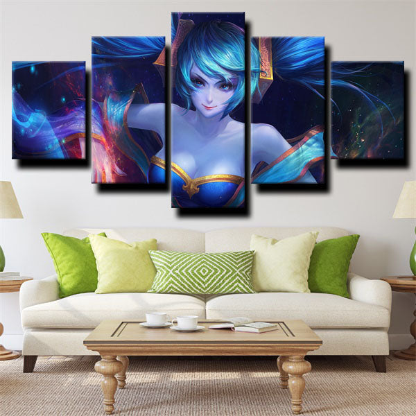 League Of Legends Sona Auxiliary Canvas Wall Art