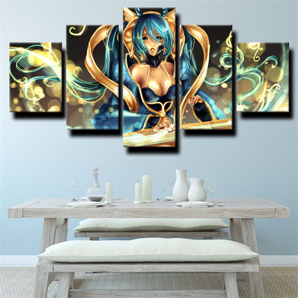 League Of Legends Sona Auxiliary Canvas Wall Art