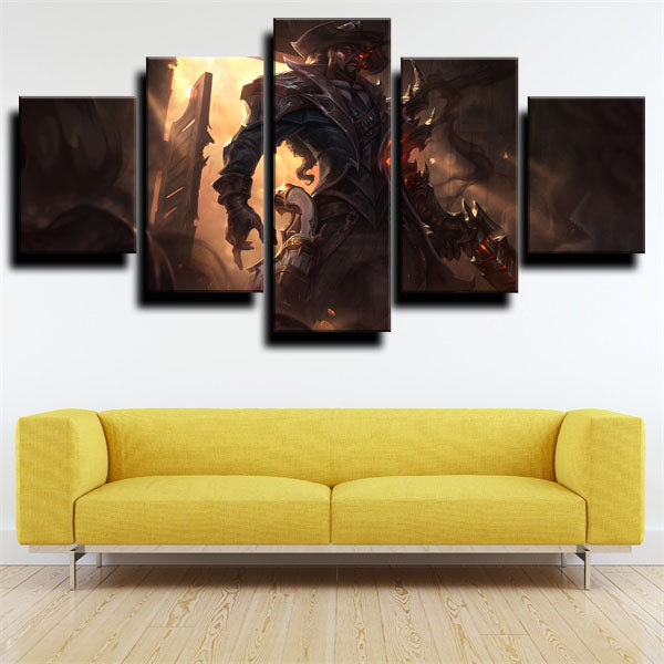 League Of Legends Striker Lucian Canvas Wall Art