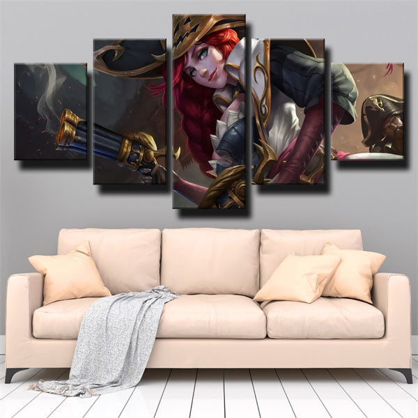 League Of Legends Striker Miss Fortune Canvas Wall Art