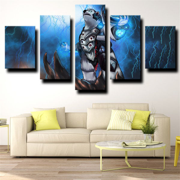 League Of Legends Tank Fighter Volibear Canvas Wall Art