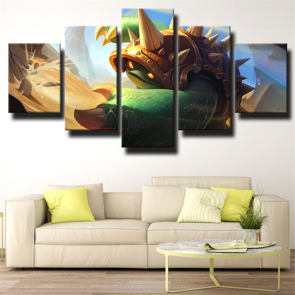 League Of Legends The Armordillo Rammus Canvas Wall Art