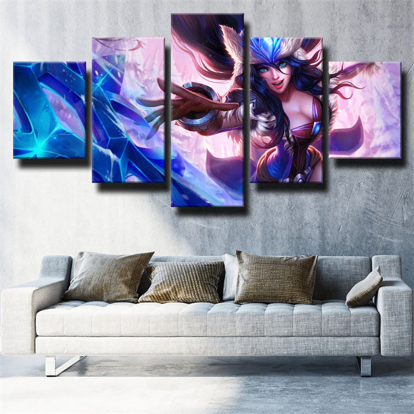 League Of Legends The Battle Mistress Sivir Canvas Wall Art