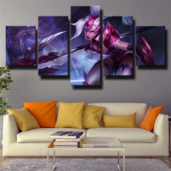 League Of Legends The Beastial Huntress Nidalee Canvas Wall Art