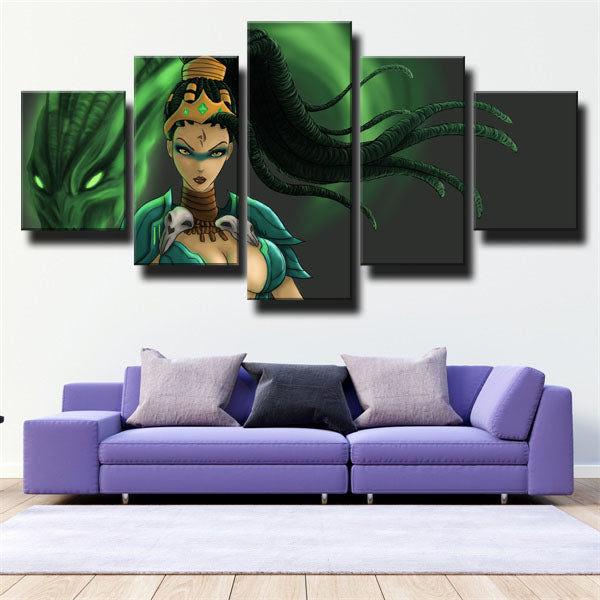 League Of Legends The Beastial Huntress Nidalee Canvas Wall Art