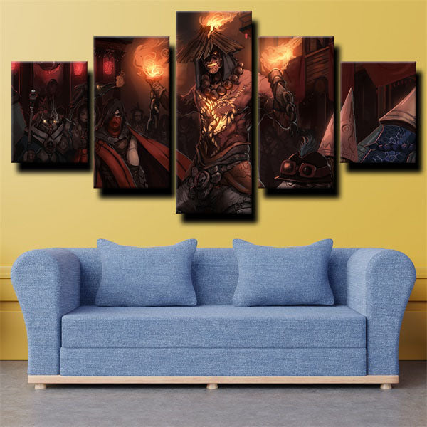 League Of Legends The Blade’S Shadow Talon Canvas Wall Art