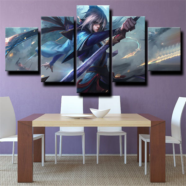 League Of Legends The Blade’S Shadow Talon Canvas Wall Art