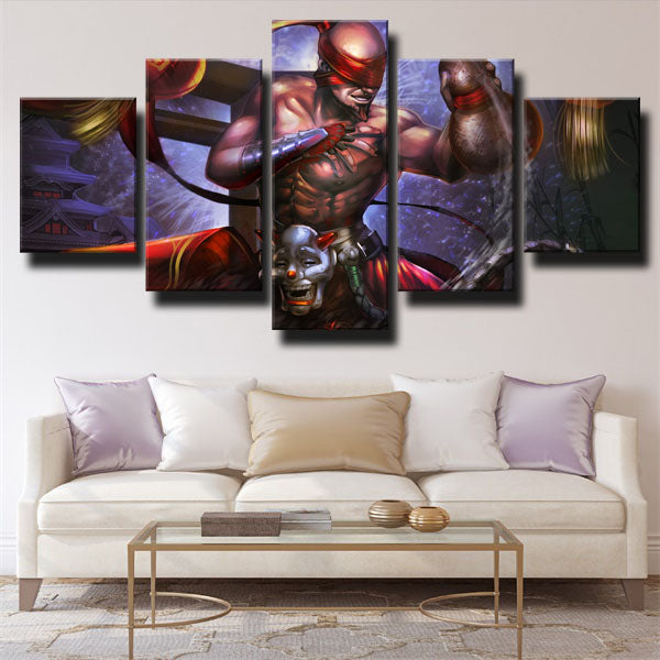 League Of Legends The Blind Monk Lee Sin Canvas Wall Art
