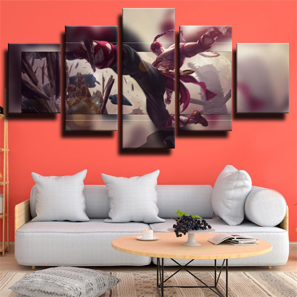 League Of Legends The Blind Monk Lee Sin Canvas Wall Art
