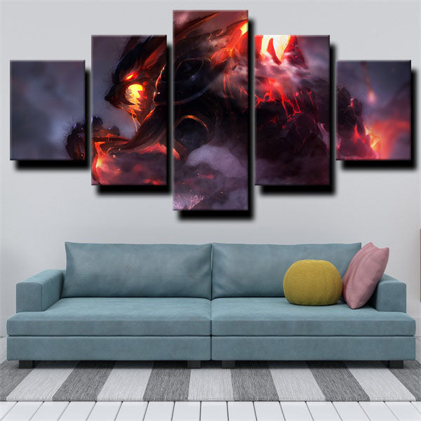 League Of Legends The Blood Hunter Warwick Canvas Wall Art