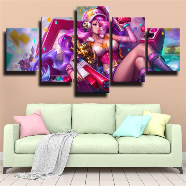 League Of Legends The Bounty Hunter Miss Fortune Canvas Wall Art