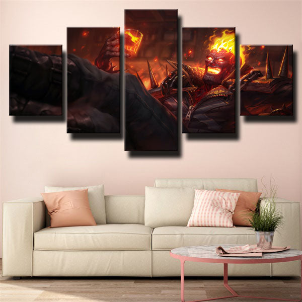 Brand Enjoys Fire Canvas Wall Art