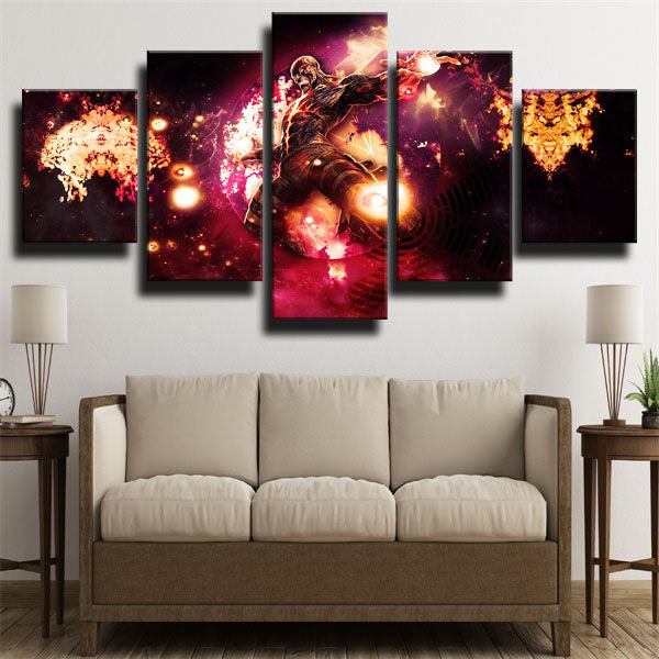 Brand Fighting With Fire Canvas Wall Art