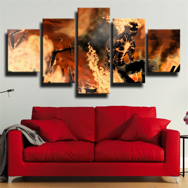 The Burning Vengeance Brand Canvas Wall Art