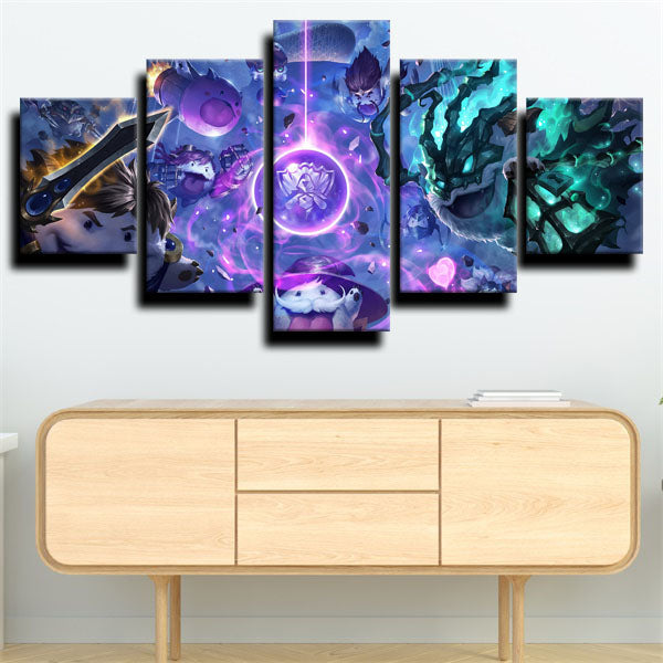 League Of Legends The Chain Warden Thresh Canvas Wall Art