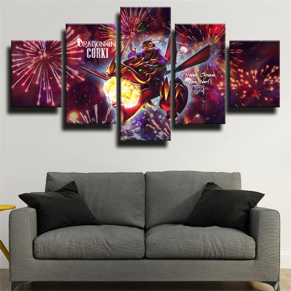 Dragonwing Corki Canvas Wall Art