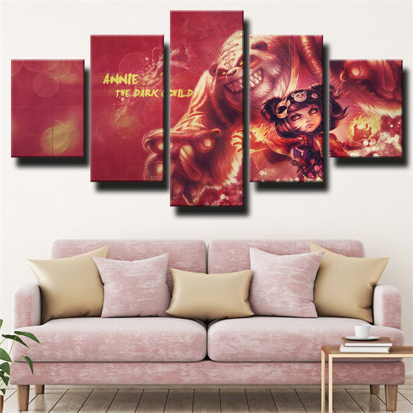 Annie The Dark Child League Of Legends Canvas Wall Art