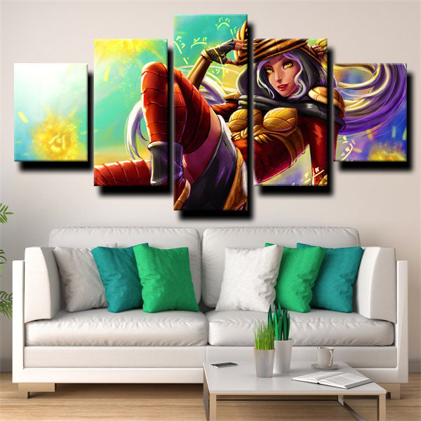 League Of Legends The Dark Sovereign Syndra Canvas Wall Art