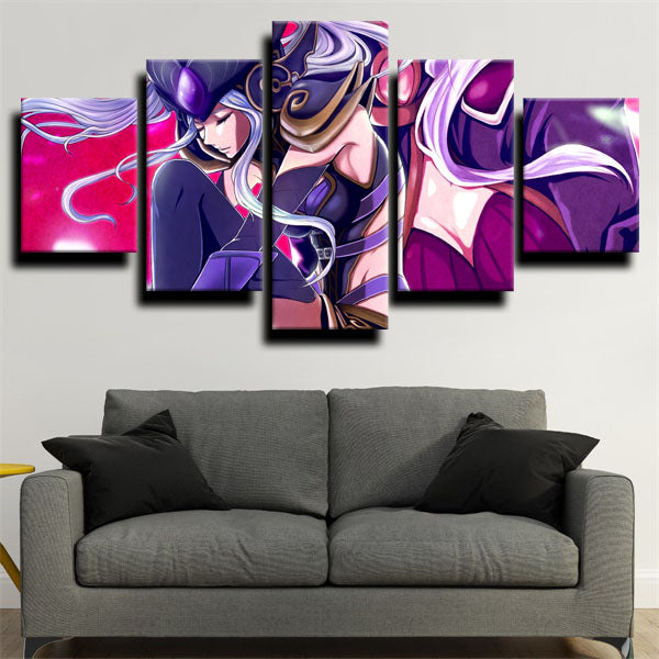 League Of Legends The Dark Sovereign Syndra Canvas Wall Art