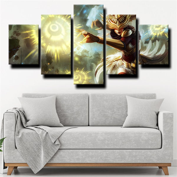 League Of Legends The Dark Sovereign Syndra Canvas Wall Art