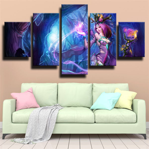 League Of Legends The Deceiver Leblanc Canvas Wall Art