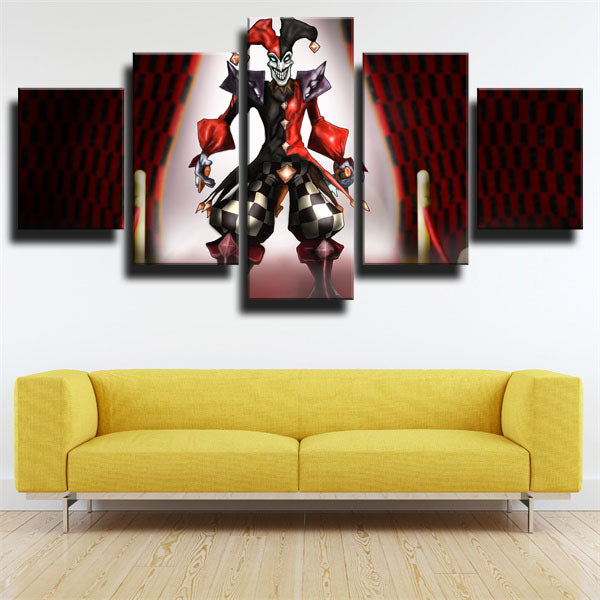 League Of Legends The Demon Jester Shaco Canvas Wall Art