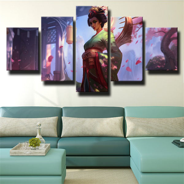 League Of Legends The Enlightened One Karma Canvas Wall Art