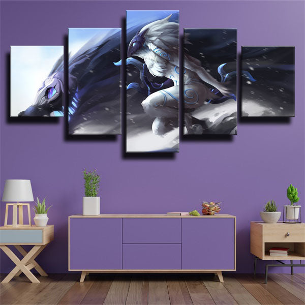 League Of Legends The Eternal Hunters Kindred Canvas Wall Art