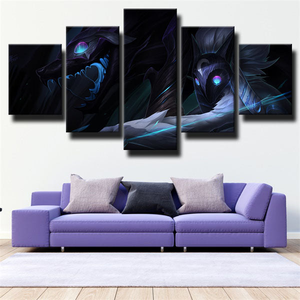 League Of Legends The Eternal Hunters Kindred Canvas Wall Art