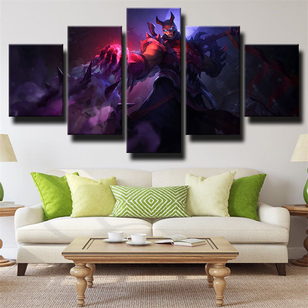 League Of Legends The Eye Of Twilight Shen Canvas Wall Art