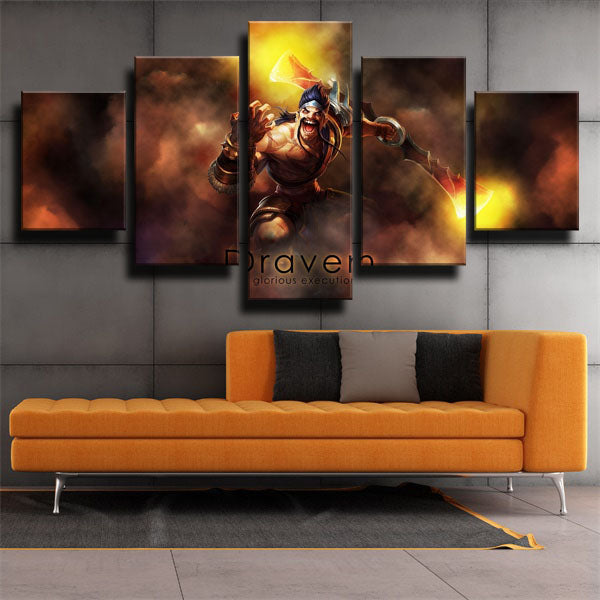 The Glorious Executioner Draven Poster Canvas Wall Art
