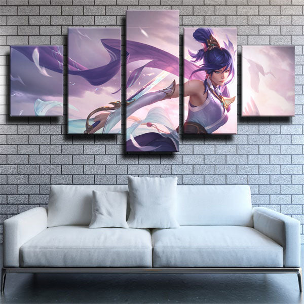 The Grand Duelist Fiora Sword Canvas Wall Art