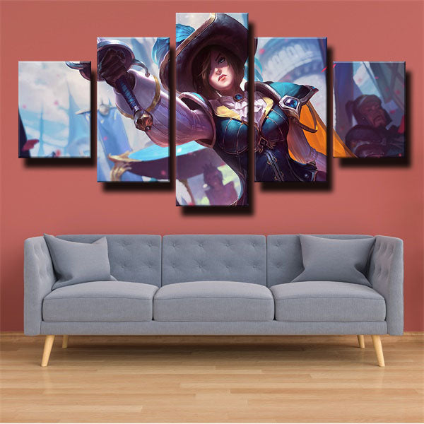 The Grand Duelist Fiora Bravery Canvas Wall Art
