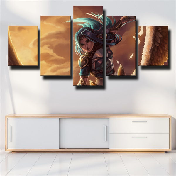 Vintage The Grand Duelist Fiora Canvas Wall Art