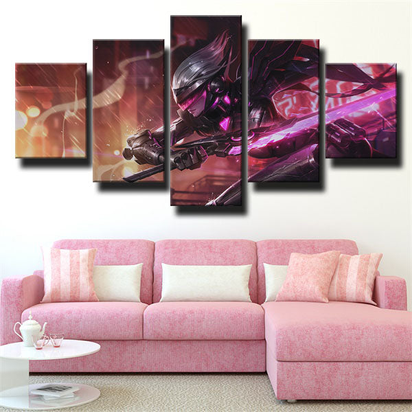 The Grand Duelist Fiora Running Canvas Wall Art