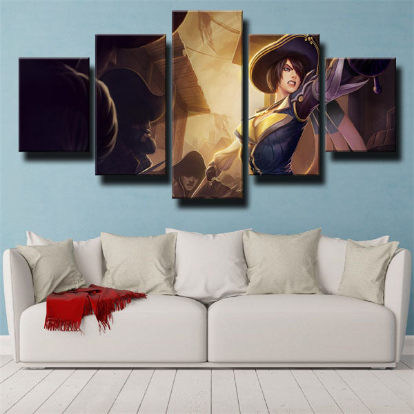 The Grand Duelist Fiora Angry Canvas Wall Art