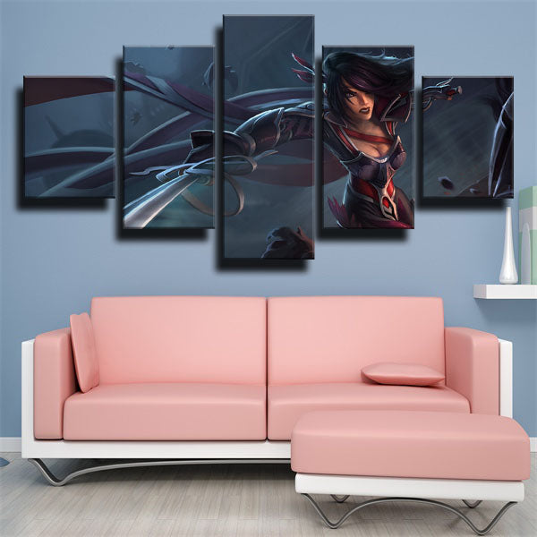 The Grand Duelist Fiora Fighting Canvas Wall Art