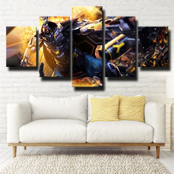 League Of Legends The Grandmaster At Arms Jax Canvas Wall Art
