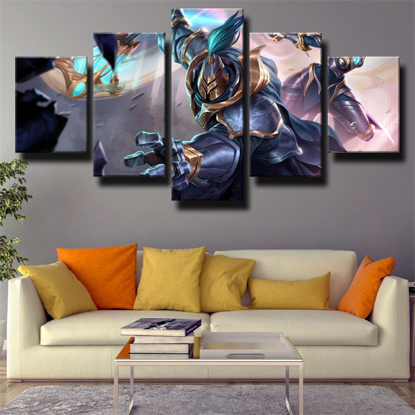 League Of Legends The Grandmaster At Arms Jax Canvas Wall Art