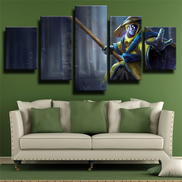 League Of Legends The Grandmaster At Arms Jax Grey Canvas Wall Art