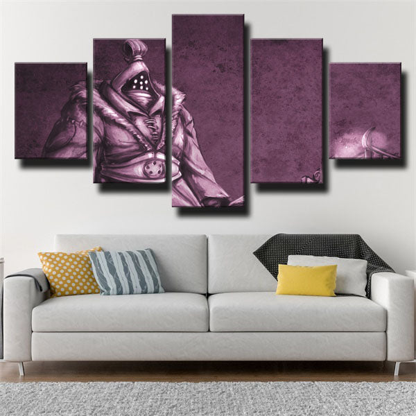 League Of Legends The Grandmaster At Arms Jax Purple Canvas Wall Art