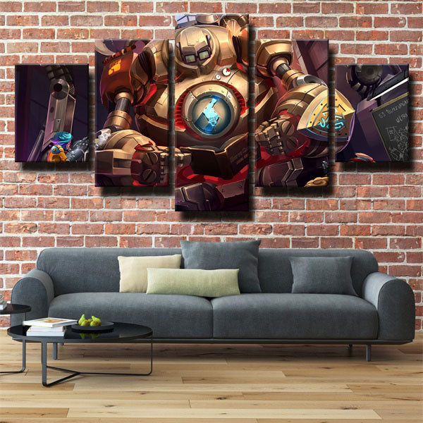 Blitzcrank Giant Canvas Wall Art