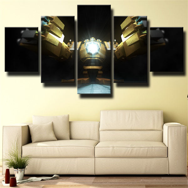 Blitzcrank Fighting Canvas Wall Art
