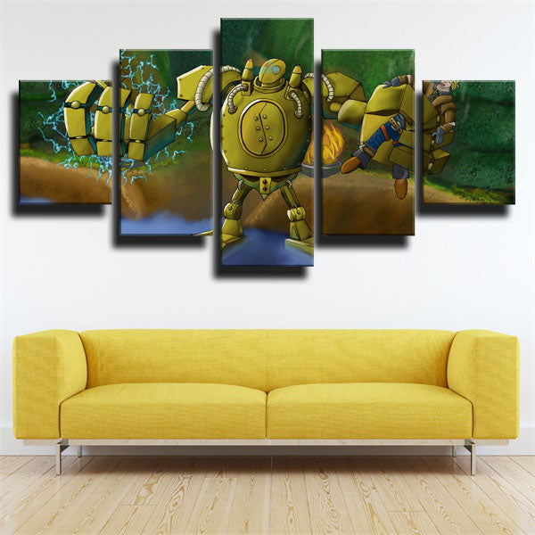 Blitzcrank Angry Canvas Wall Art